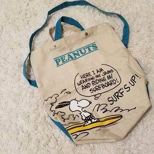 "Vintage Peanuts" 2-in-1 Satchel and Tote Bag